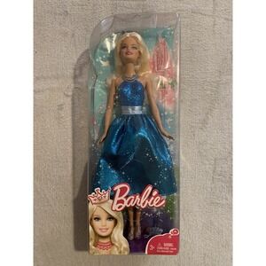 2010 Barbie Princess Doll‎ Blue Dress Mattel T7590 NEW IN BOX